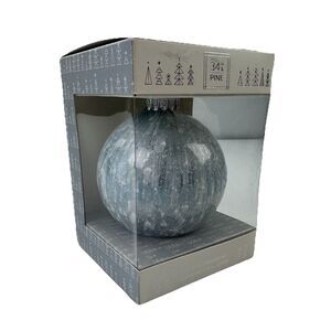 34th & Pine Baby’s First Christmas Ornament Blue Silver Glitter In Box